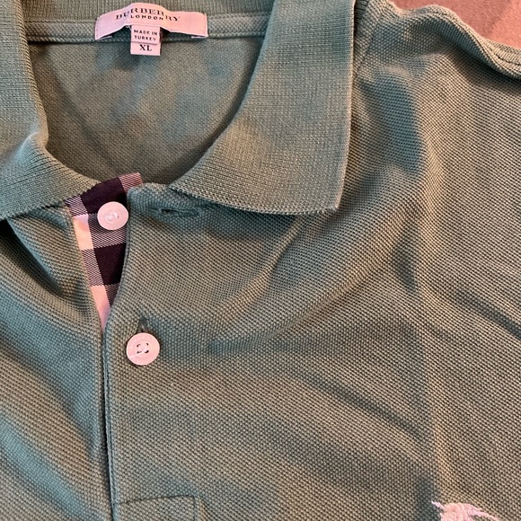 Burberry Polo Mint Green Size XL - Picture 2 of 4